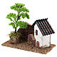 Domek z murkiem, 15x15x10 cm, do szopki 3-4 cm s3