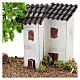 House with 2 towers and tree 10x15x10 cm, for 3-4 cm nativity s2