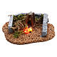 Mini campfire LED 5x10x10 cm, 8-10 cm nativity s1