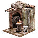 Wirtshausszene 15x15x15 cm für Krippen 10 cm s2