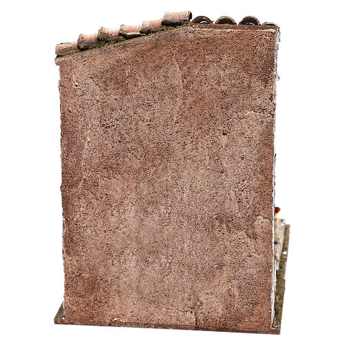 Ambientazione castagnaro 25x20x20 cm per presepi 12 cm 4