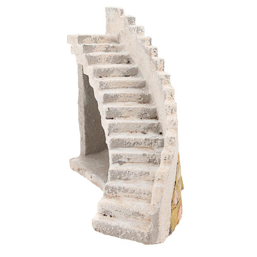 Miniature curved staircase, for 8 cm Neapolitan nativity 1