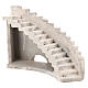 Miniature curved staircase, for 8 cm Neapolitan nativity s3