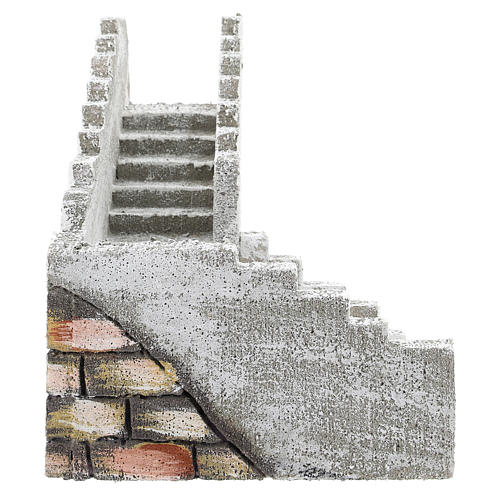 Escada de ângulo para presépio napolitano com figuras de 8 cm de altura média 3