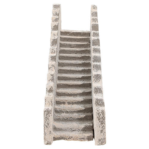 Escada para presépio napolitano com figuras de 10 cm de altura média 1