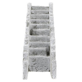 Straight staircase for Neapolitan Nativity scene of 8 cm