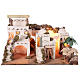 Arab-style village with curtain for 10-12 cm Neapolitan Nativity scene s1
