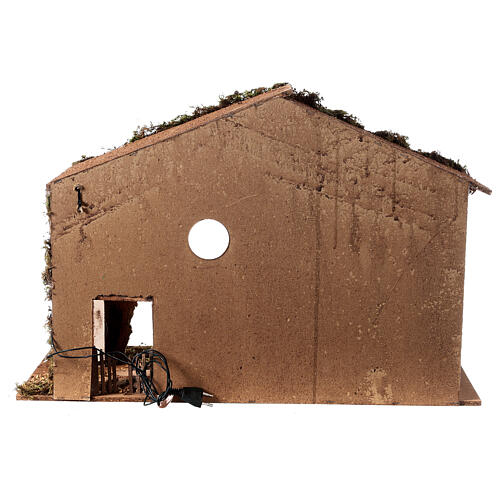 Hütte für neapolitanische Krippe, 55x70x40 cm 4