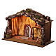 Cabaña 55x70x40 cm para belén napolitano de 12-16 cm s3