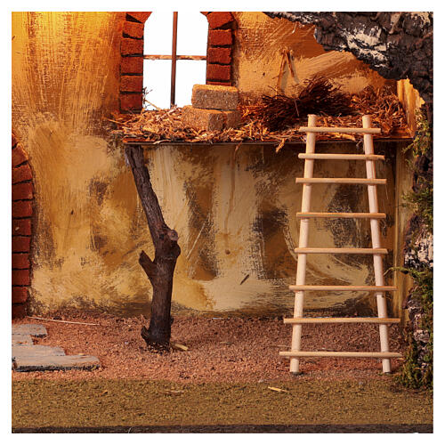 Cabane 55x70x40 cm pour crèche napolitaine de 12-16 cm 2