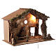Stable for 12-16 cm Neapolitan Nativity scene 55x70x40 cm s3