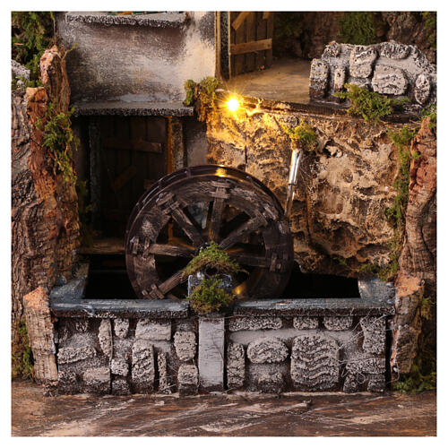 Borgo stile rustico per presepe napoletano di 12-16 cm 4
