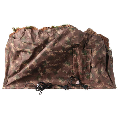 Borgo stile rustico per presepe napoletano di 12-16 cm 11