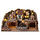 Borgo stile rustico per presepe napoletano di 12-16 cm s1