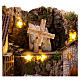 Borgo stile rustico per presepe napoletano di 12-16 cm s8