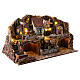 Borgo stile rustico per presepe napoletano di 12-16 cm s9