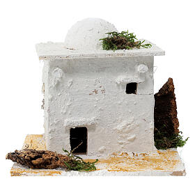 Arabic style house with dome for Neapolitan Nativity scene of 6 cm