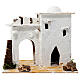Casa em estilo árabe com portão arqueado para presépio napolitano com figuras de 6 cm de altura média s1