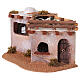 Village arabe avec terrasse sur le toit pour crèche avec lumières 15x25x15 cm s4