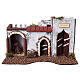 Locanda per presepe in stile arabo con luci 15x30x15 s1