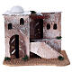 Arabic style house with stairs for Nativity scene 15x20x15 cm s1