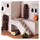 Casa para belén en estilo árabe con escaleras 15x20x15 cm s2