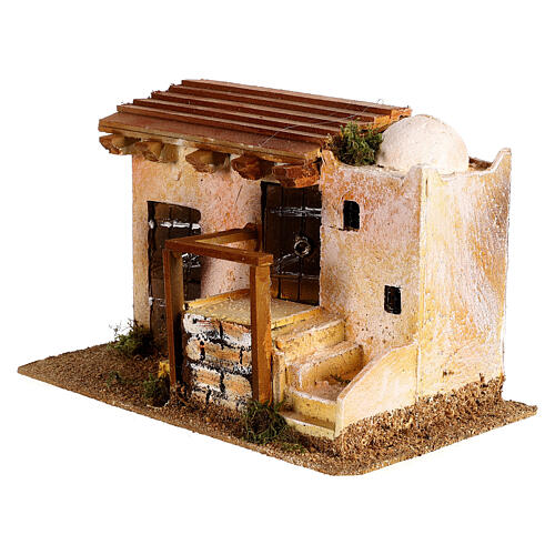 Arabic style house for Nativity scene 15x25x15 cm 2