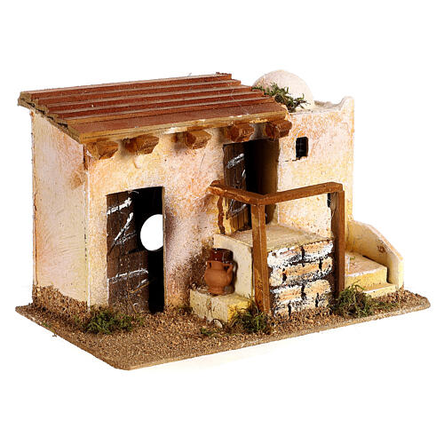 Arabic style house for Nativity scene 15x25x15 cm 3