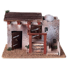Dom do szopki, styl arabski, gliniany dzbanek, 15x25x15 cm