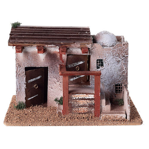 Dom do szopki, styl arabski, gliniany dzbanek, 15x25x15 cm 1