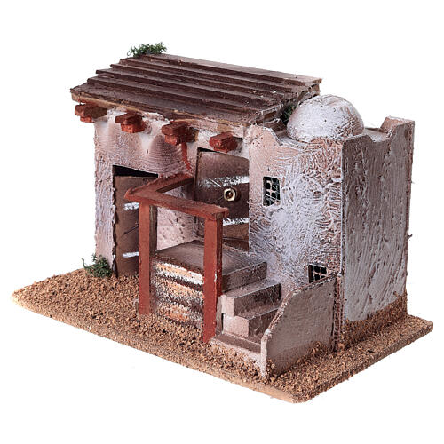 Dom do szopki, styl arabski, gliniany dzbanek, 15x25x15 cm 2