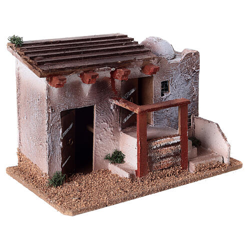 Dom do szopki, styl arabski, gliniany dzbanek, 15x25x15 cm 3