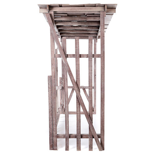 Cabaña madera desmontable 150x150x55 cm belén 120 cm 4