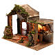 Stable with hay for Neapolitan Nativity scene of 8 cm s2