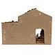 Stable with hay, for Neapolitan nativity 8 cm s4