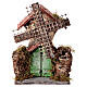 Moving windmill 25x15x10 cm Neapolitan Nativity scene of 6 cm s1