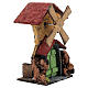 Windmill 25x15x10 cm, 6 cm Neapolitan nativity s3