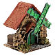 Casa de fazenda com moinho de vento 10x10x5 cm para presépio napolitano com figuras de 4-6 cm de altura média s3