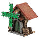House with moving windmill 10x5x5 cm for Neapolitan Nativity scene of 4-6 cm s2
