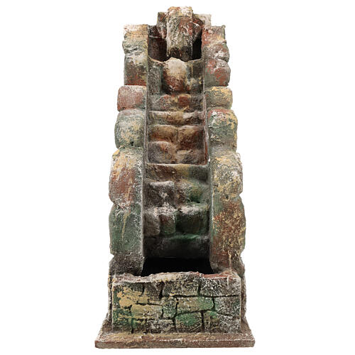 Wasserfall Treppe mit Pumpe neapolitanische Krippe, 10-12-14 cm 1