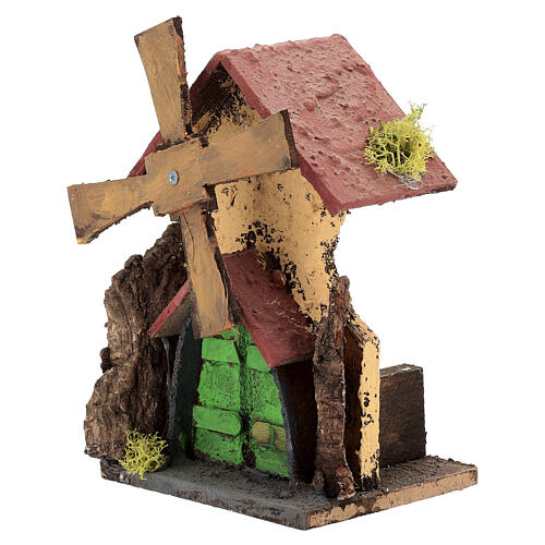 Moving mill 15x10x5 cm for Neapolitan Nativity scene of 6-8 cm 2