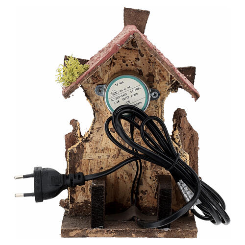 Animated windmill 15x10x5 cm, for 6-8 cm Neapolitan nativity 5