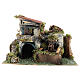 House with watermill, for 10 cm Neapolitan nativity s1