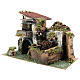 House with watermill, for 10 cm Neapolitan nativity s3