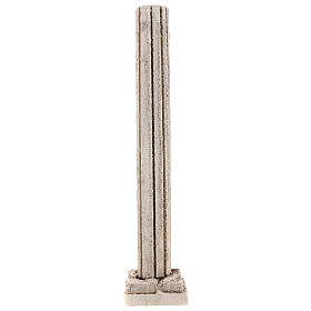 Kolumna ze smugami stiukowana do szopki neapolitańskiej 12-14 cm