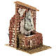 Fountain with pump 15x10x15 cm, for 6-8 cm nativity s3