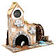 Cottage for Nativity scene with fake water mill for Nativity scene 8-10 cm s3