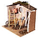 Capanna con attrezzi per presepe 8-10 cm s3