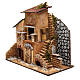Miniature farmhouse facade 20x35x30 cm, for 4-6 cm nativity s2