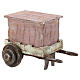 Holzschubkarren Marionettenspieler Krippe 10 cm s4